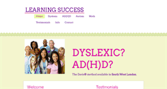 Desktop Screenshot of dyslexia-achievement.com